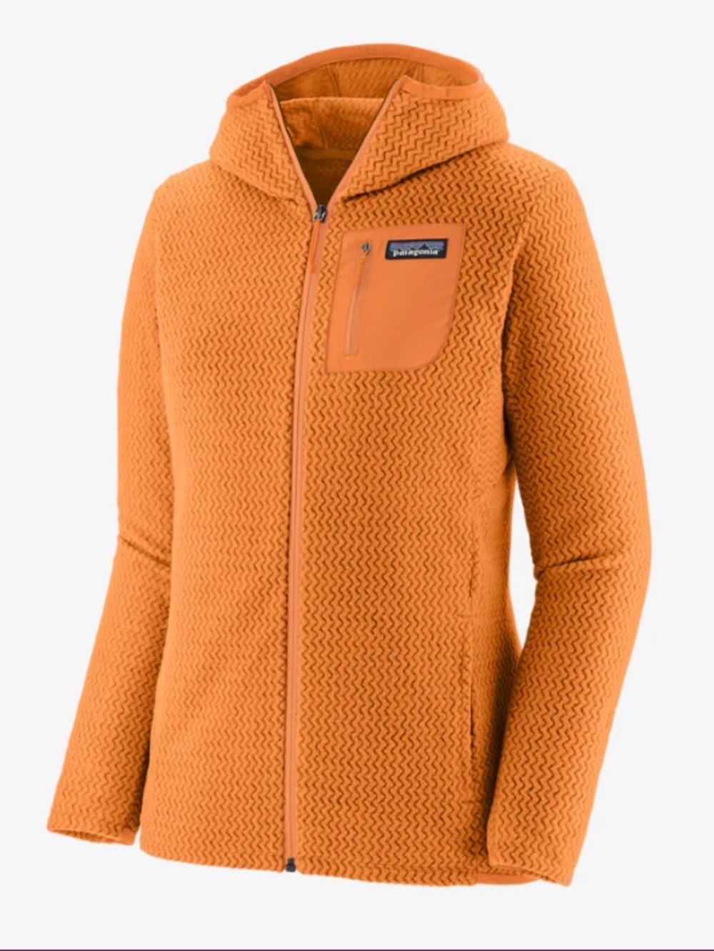 Patagonia Women's R1® Air Full-Zip Hoody - Vivid Apricot - New with tags